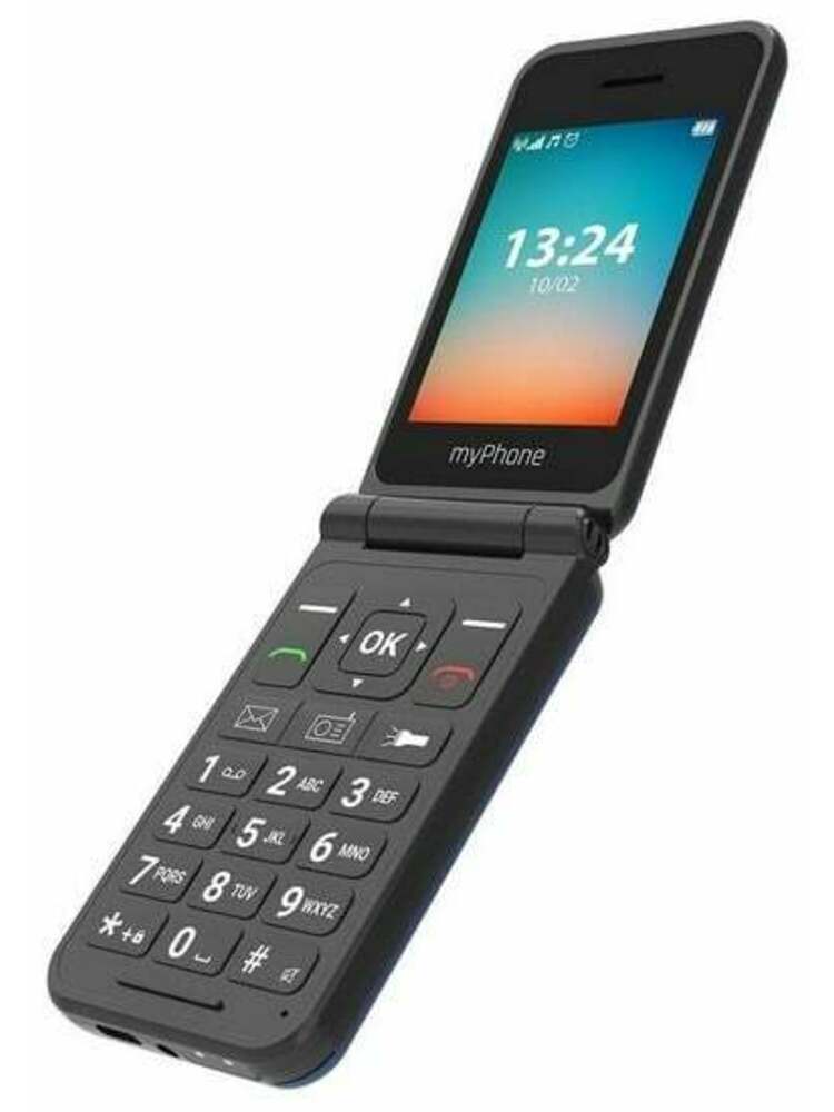Telefonas myPhone Flip LTE juodas/mėlynas