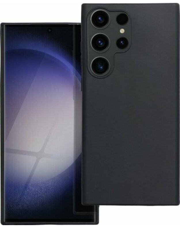 OEM MATT dėklas SAMSUNG S23 Ultra juodas
