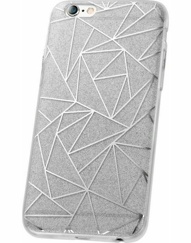 „Glitter Fashion Glitter“ geometrinis „Samsung J3 2017 J330 Silver“