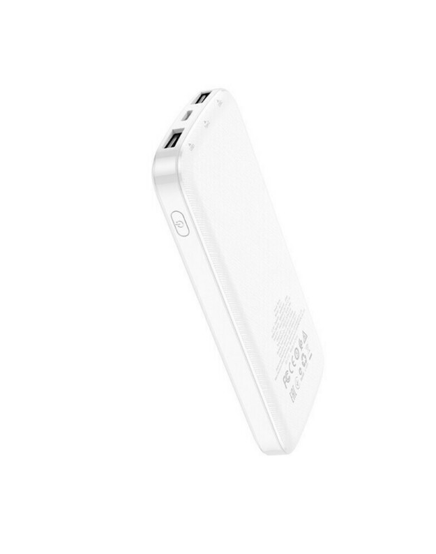 Išorinė baterija Power Bank Borofone BJ17 2xUSB 10000mAh balta