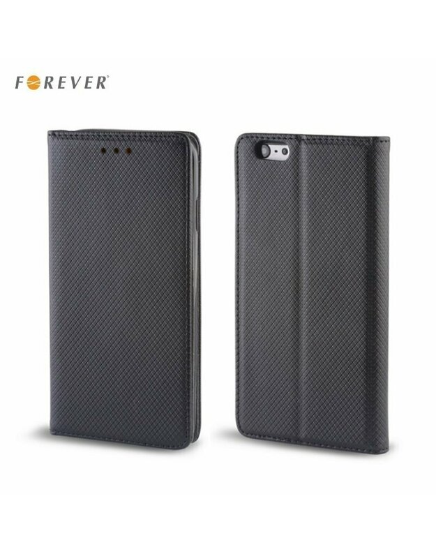 Apsauginis dėklas Forever Smart Magnetic Fix Book skirtas Samsung Galaxy J5 (J510), Juodas, Samsung Galaxy J5