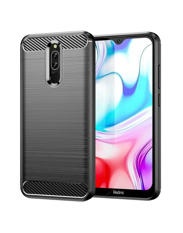 „Forcell“ anglies dėklas, skirtas „XIAOMI Redmi 9“ juodas
