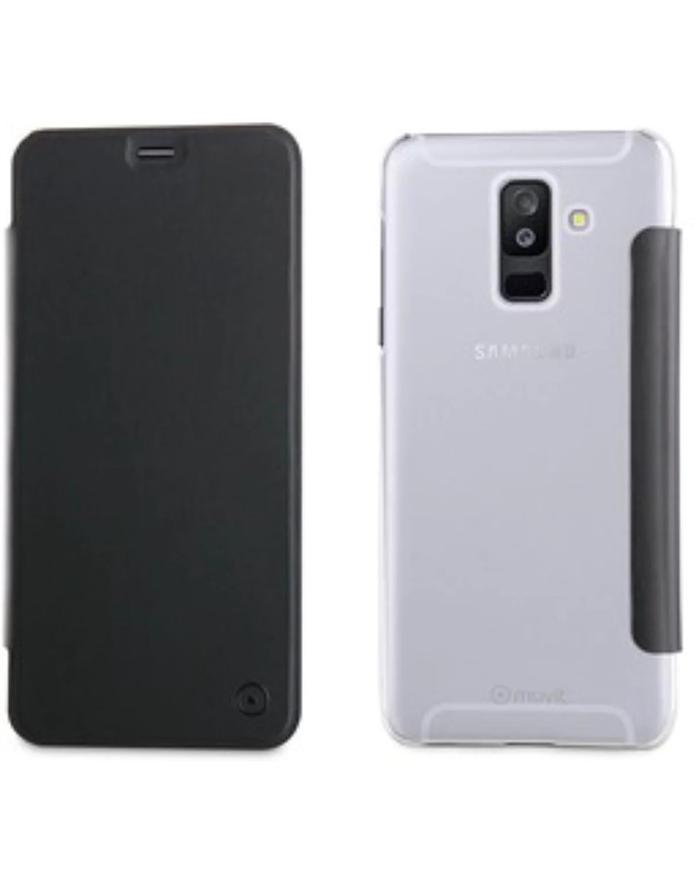 dėklas juodas: samsung galaxy a6+ 2018