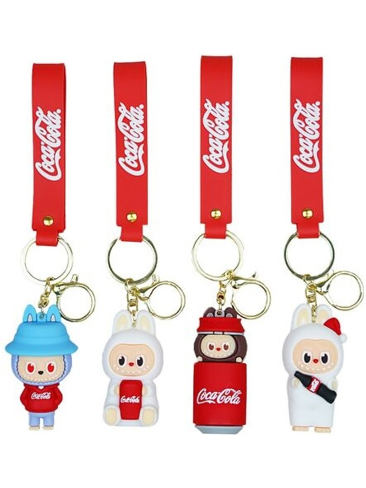 „Labubu Coca-Cola“ kolekcinis raktų pakabukas