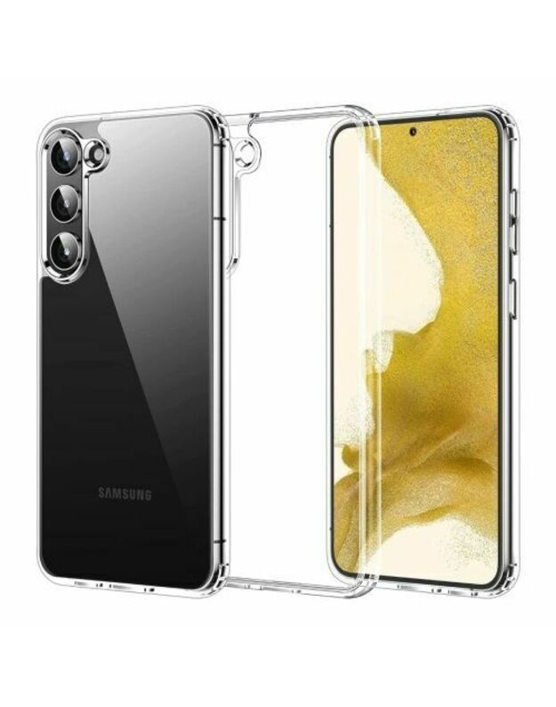 Silikoninis dėklas SAMSUNG S23 SKAIDRUS
