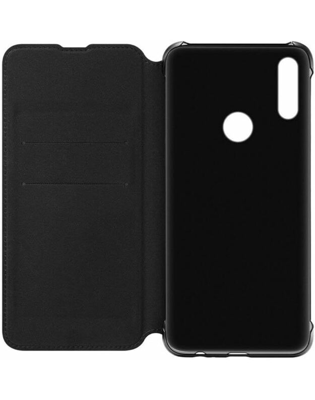 Huawei P Smart Z PU atverčiamas dėklas, juodas