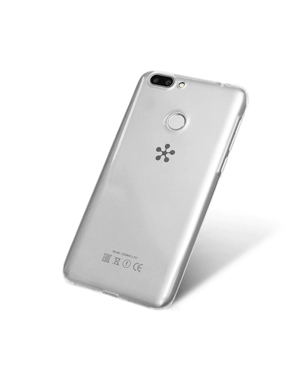 „Just5 Cosmo L707 Ultra silm 1mm“ – skaidrus – silikoninis dėklas (plonas buferio dėklas
