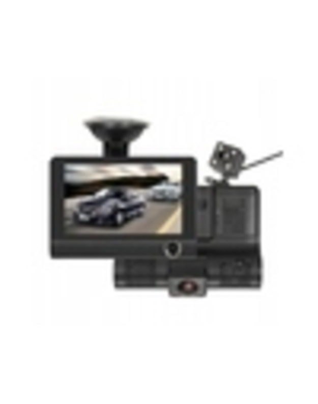 DVR-04 4,0" vaizdo įrašymo įrenginys + Full HD atbulinės eigos kamera Patikima apsauga