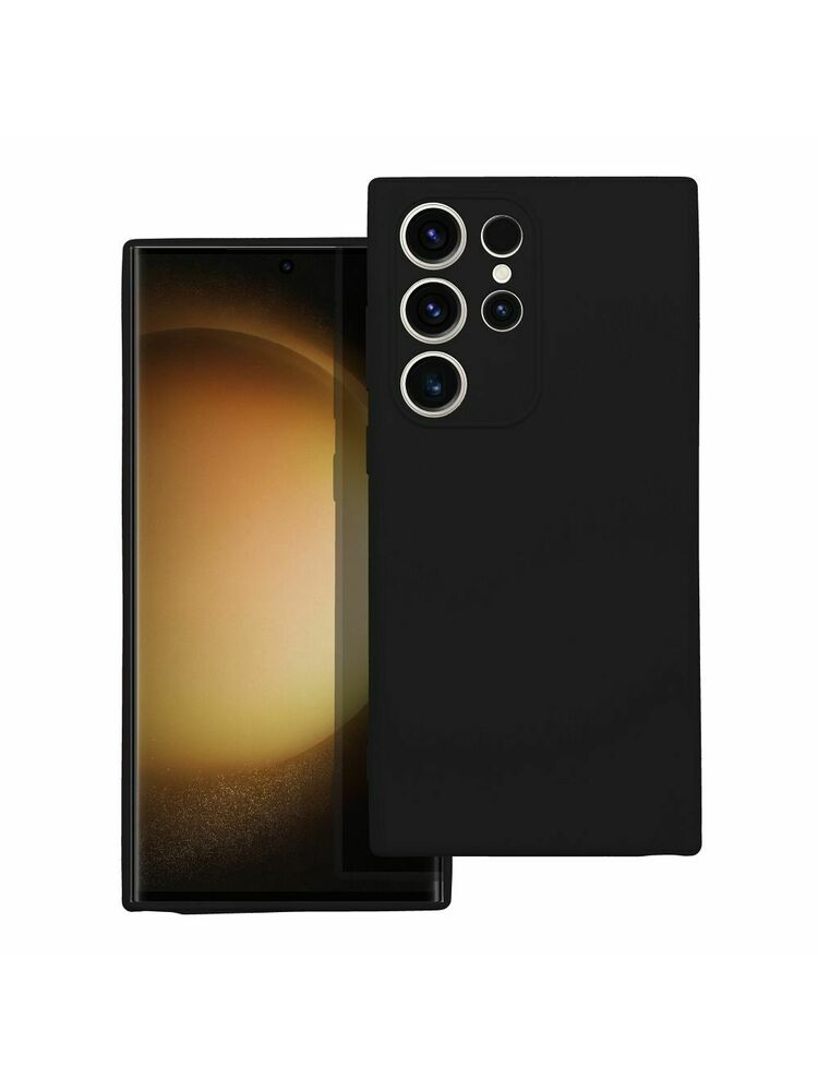 SAMSUNG S23 Ultra silikoninis dėklas, juodas