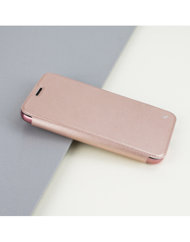  Samsung Galaxy J3 2017 metalinis piniginės formos dėklas