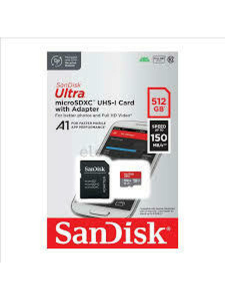 Atminties kortelė telefonui SanDisk Ultra 512GB SDSQUAC-512G-GN6MA