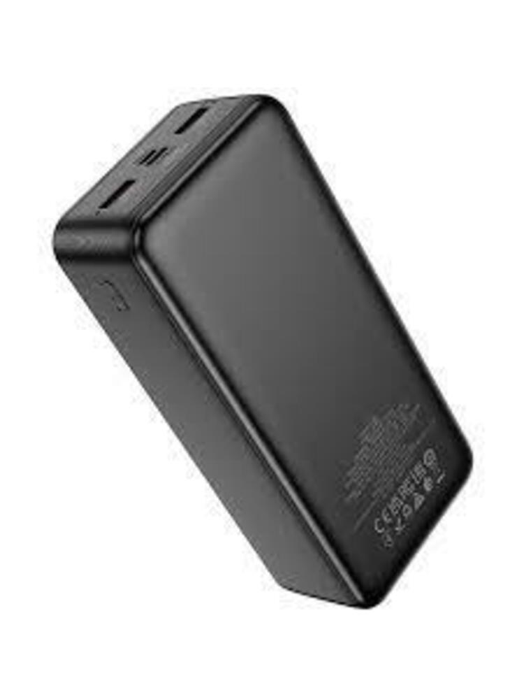 Juoda Išorinė baterija Power Bank 22.5W+PD20W 30000mAh "Hoco J136B"