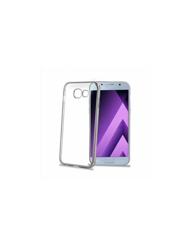 Celly apsauginis dėklas Samsung Galaxy A3(2017) Laser, sidabrinis
