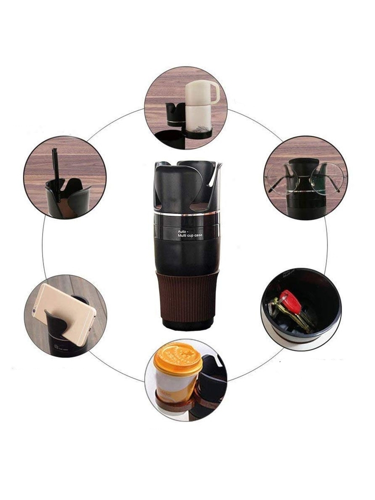 Telefono laikiklis Daugiafunkcinis laikiklis automobiliui 5 in 1