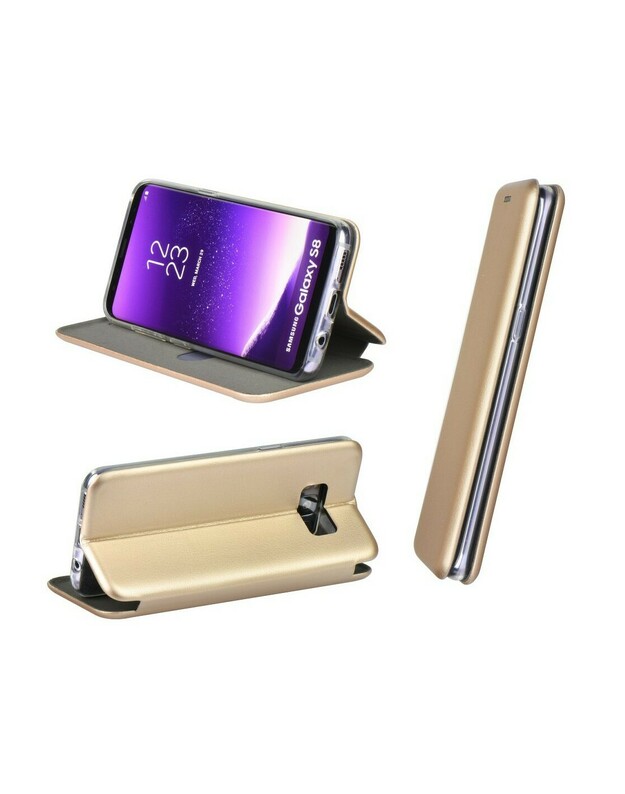 Dėklas Book Elegance Samsung A226 A22 5G auksinis