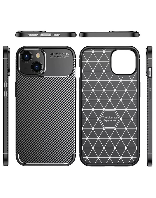 „Samsung Galaxy S23 S911“ ​​dėklas, originalus, anglies pluošto, juodas