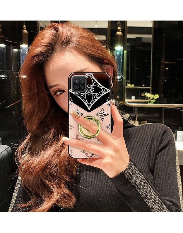 Madingas žiedinis dėklas, skirtas „Samsung Galaxy A22 5G“ galiniam dangteliui