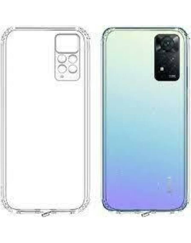 Dėklas Xiaomi Redmi Note 11/Poco M4 Pro 5G/Redmi Note 11T 5G skaidrus