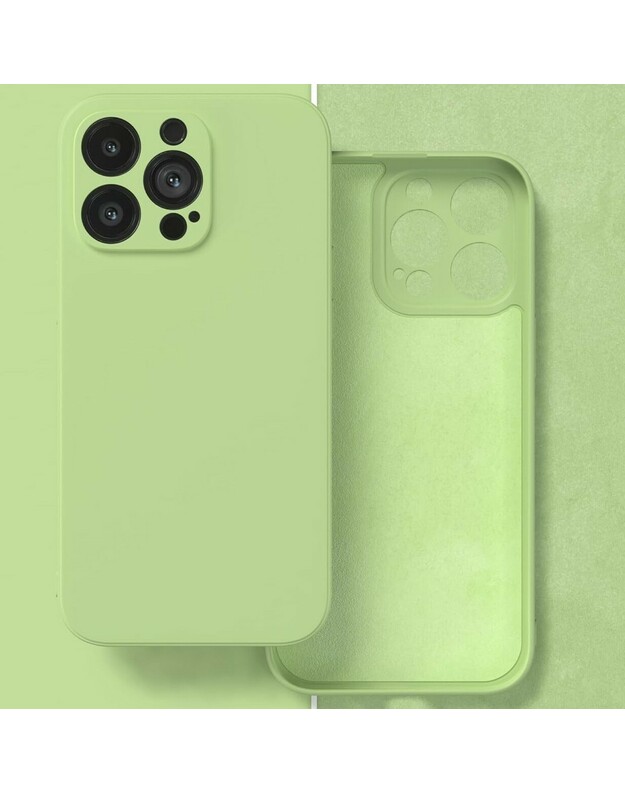 Dėklas Liquid Silicone 1.5mm Xiaomi Redmi 13C / Poco C65 / Poco M6 5G mėtinis