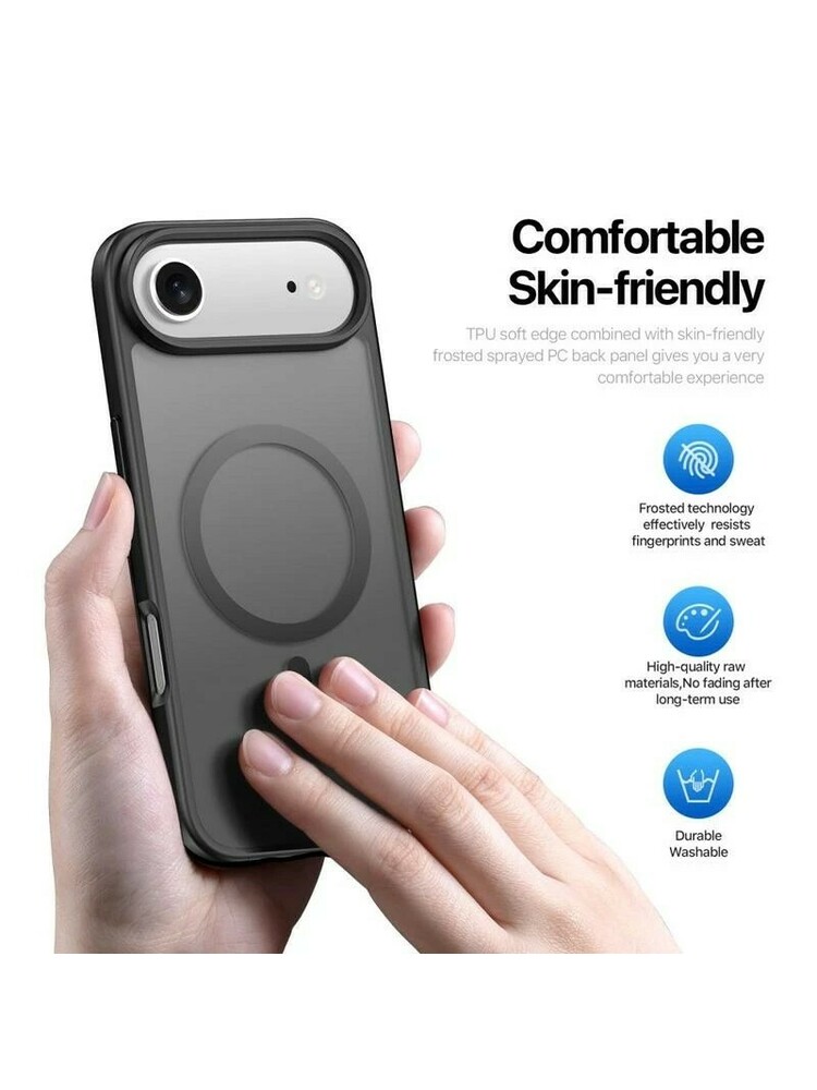 Dėklas Dux Ducis Yind Apple iPhone 17 Air, juodas