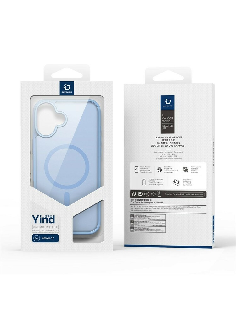 Dėklas Dux Ducis Yind Apple iPhone 17 mėlynas