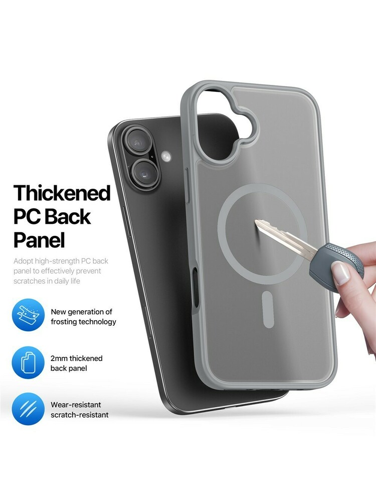 Dėklas Dux Ducis Yind Apple iPhone 17 pilkas
