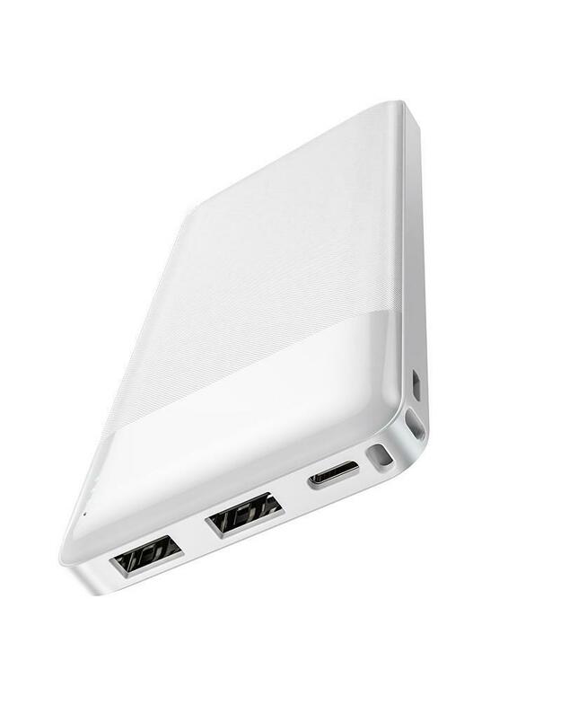Išorinė baterija Hoco J72, 10000 mAh, balta