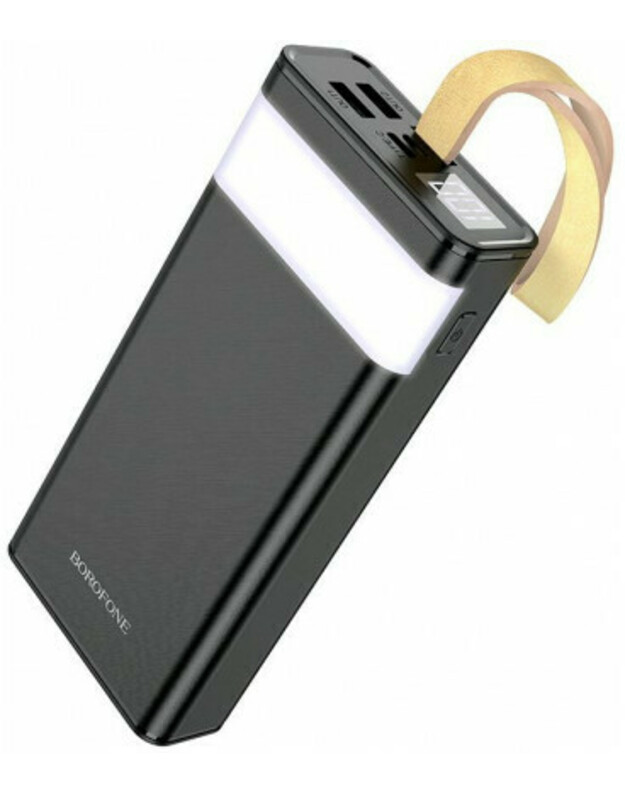 Juoda Išorinė baterija Power Bank 2A 20000mAh "Borofone BJ18 2xUSB"
