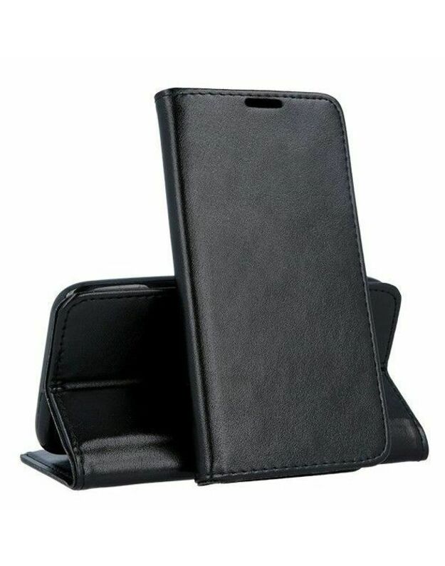 Juodas atverčiamas dėklas Samsung Galaxy J320 J3 2016