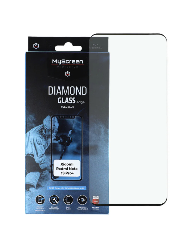  Xiaomi Redmi Note 13 Pro+ 5G, juodu rėmeliu Grūdintas stiklas MyScreen Diamond Glass Edge 3D