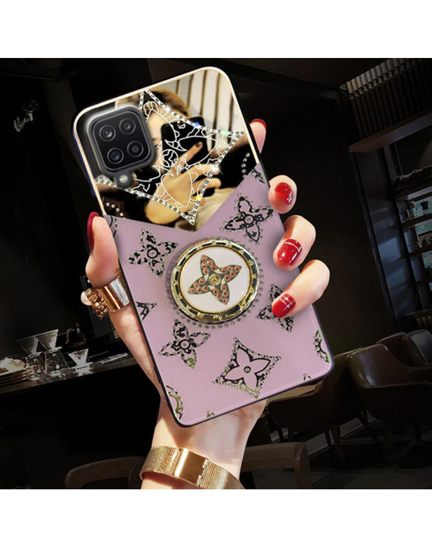 Madingas dėklas, skirtas „Samsung Galaxy A22 5G“, violetinis