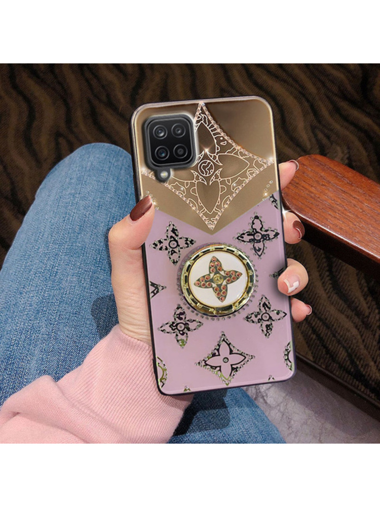 Madingas dėklas, skirtas „Samsung Galaxy A22 5G“, violetinis