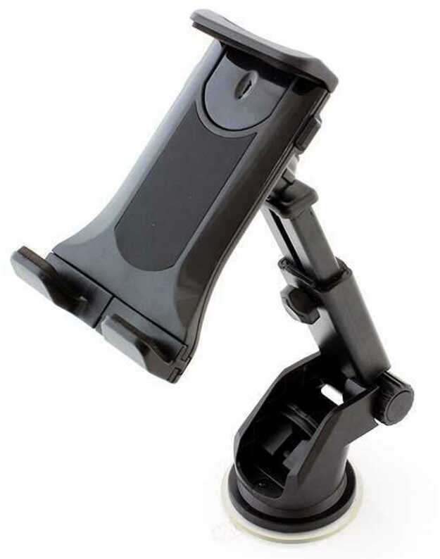 Telefono laikiklis Universalus reguliuojamas automobilinis laikiklis planšetei / telefonui, juodas