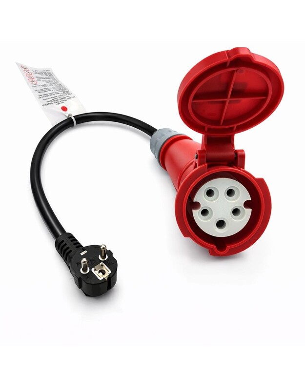 Adapteris Reach CEE 16A 400V to 220V Schuko