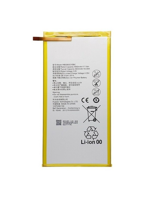 Akumuliatorius Huawei MediaPad T3 8.0/T3 10/T1 8.0/T1 10/M1 8.0/M2 8.0 4800mAh HB3080G1EBW (HB3080G1EBC) OEM