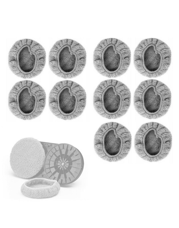 Atsarginė apvali mikropluošto šluostė langų valymo robotams 10 vnt.