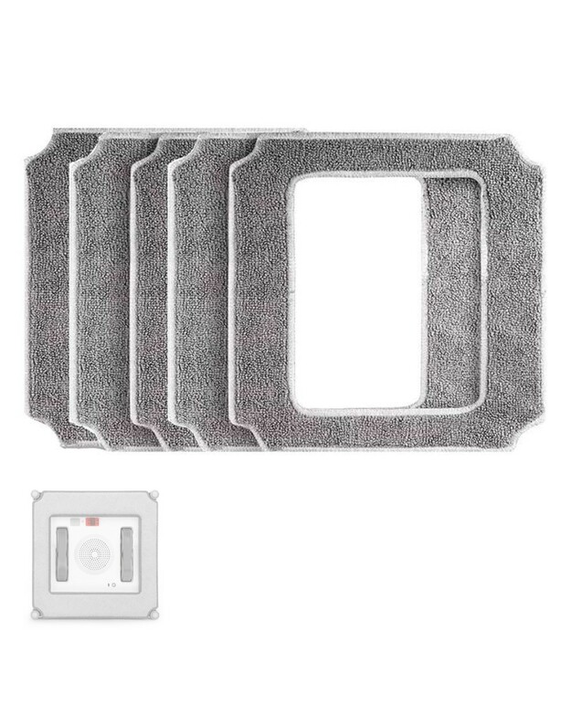 Atsarginė stačiakampė mikropluošto šluostė langų valymo robotams 5 vnt.