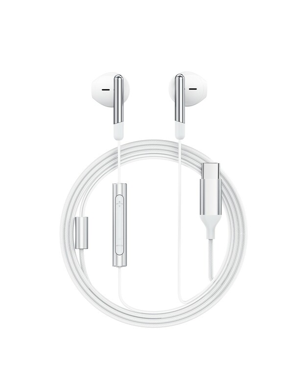 Ausinės Acefast L3 USB-C baltos