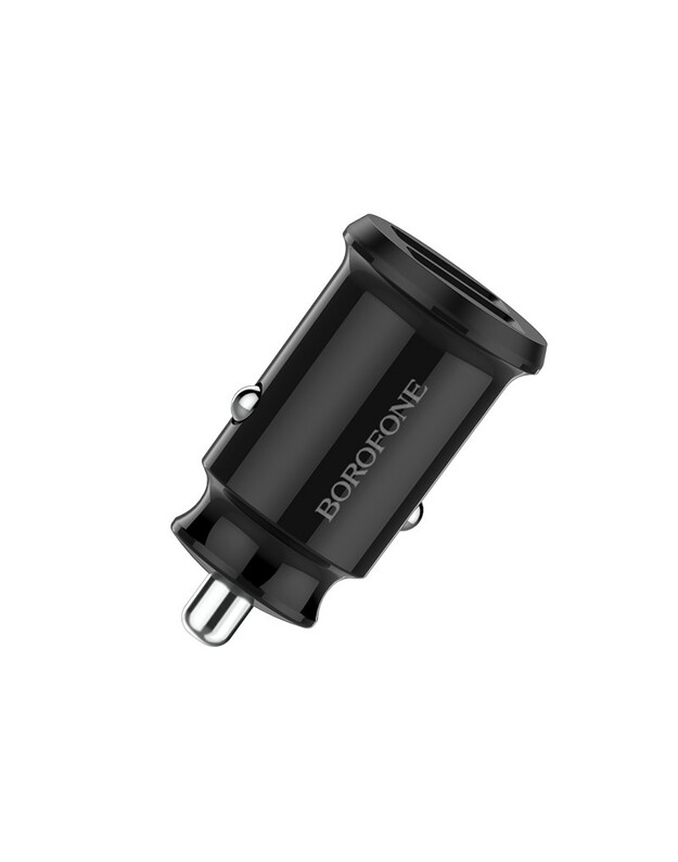 Automobilinis įkroviklis Borofone BZ8 MaxRide Dual Port juodas