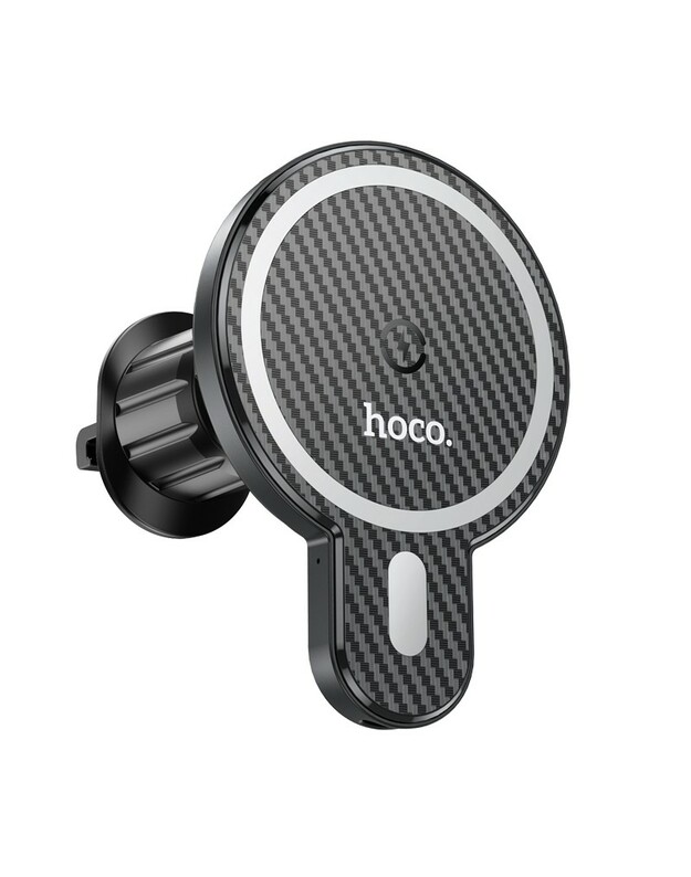 Automobilinis laikiklis-įkroviklis Hoco CA85 Magsafe 15W juodas