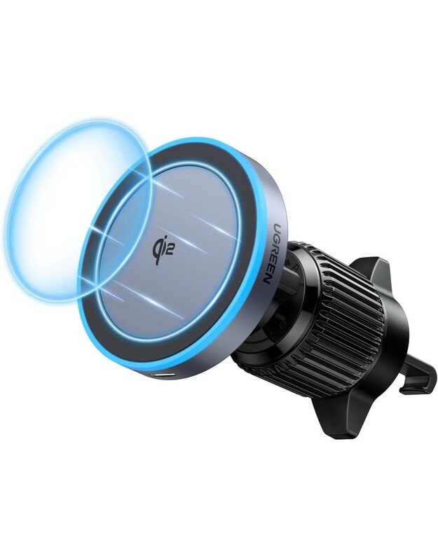 Automobilinis laikiklis-įkroviklis Ugreen W708 MagSafe 15W (35970) juodas