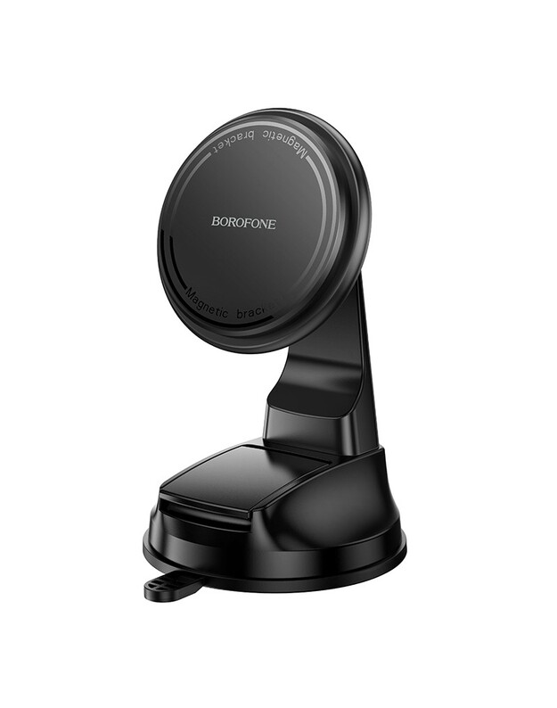 Automobilinis telefono laikiklis Borofone BH136 MagSafe (dashboard) juodas