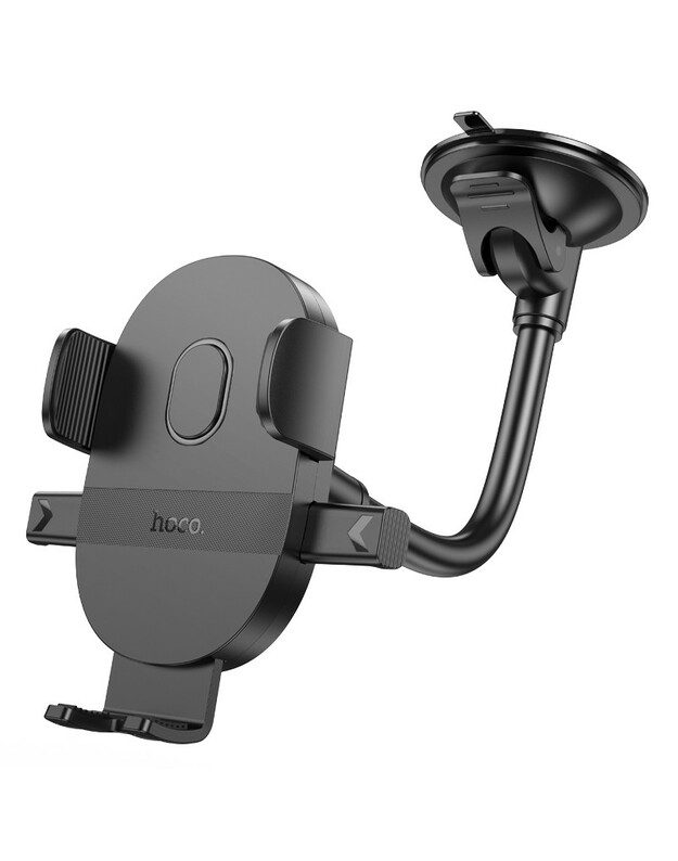 Automobilinis telefono laikiklis Hoco H20 (windshield) juodas