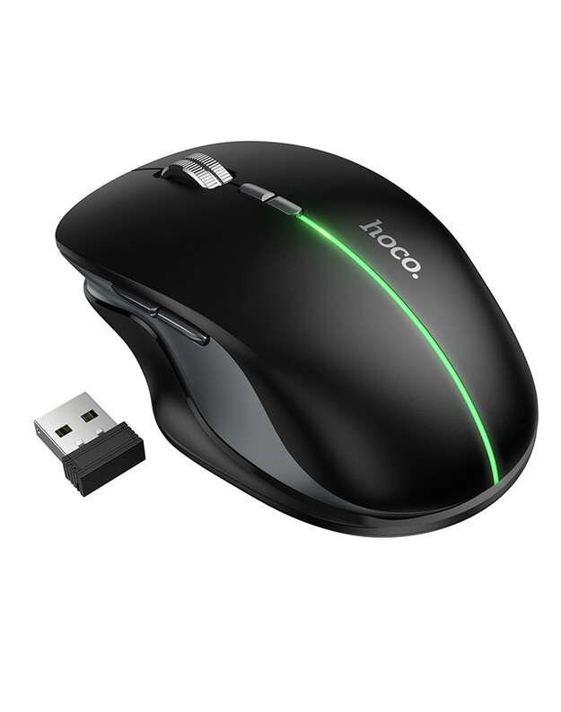 Belaidė pelė Hoco GM40 RGB juoda