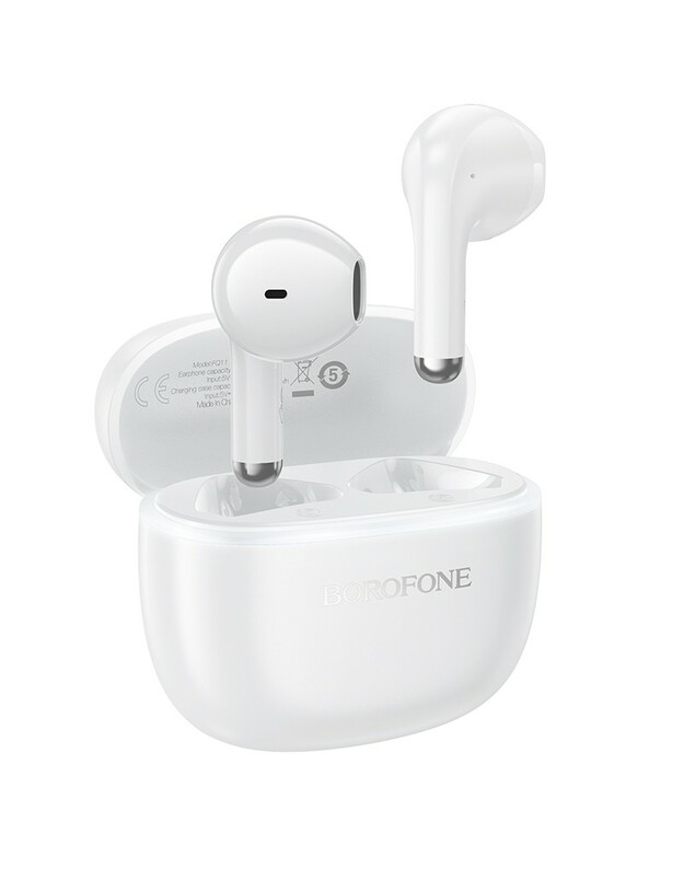 Belaidės ausinės Borofone FQ11 baltos