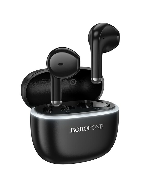 Belaidės ausinės Borofone FQ11 juodos