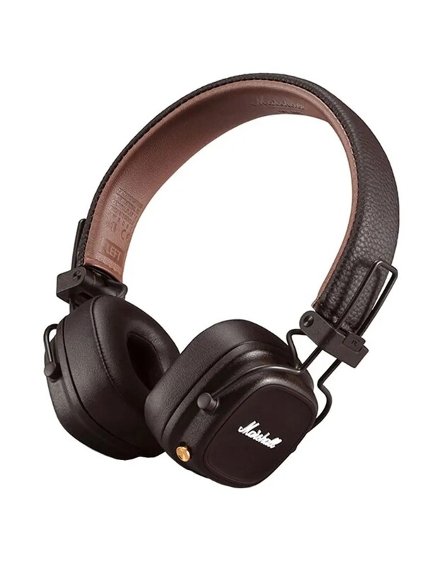 Belaidės ausinės Marshall Major IV On-Ear Bluetooth rudos