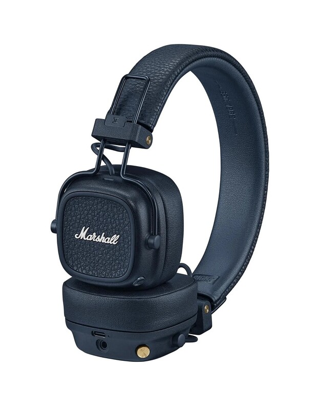 Belaidės ausinės Marshall Major V On-Ear Bluetooth tamsiai mėlynos