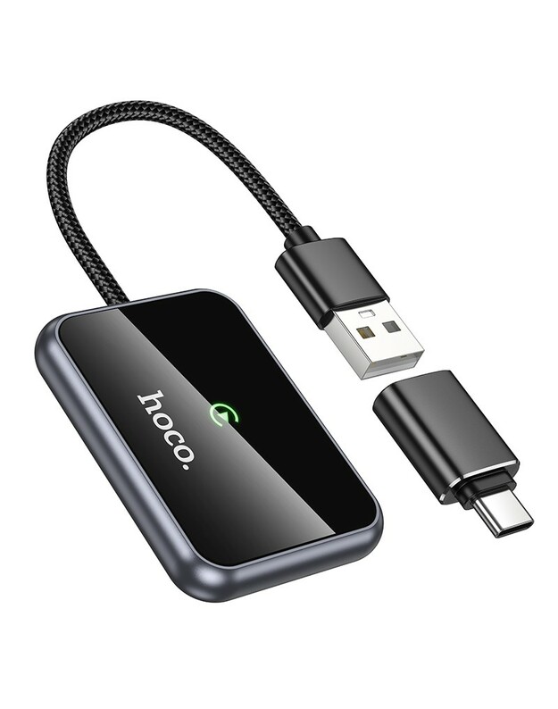 Belaidis CarPlay adapteris Hoco HU1 juodas