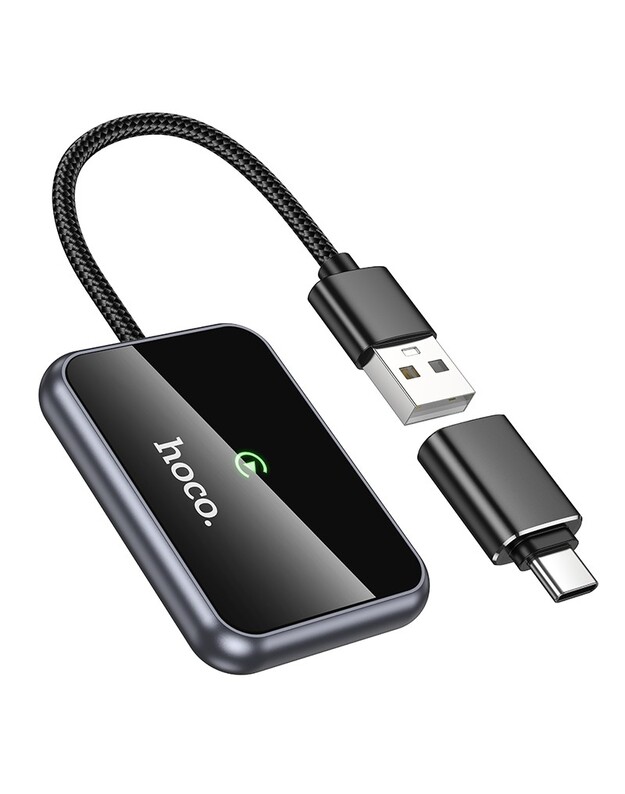 Belaidis CarPlay adapteris Hoco HU1 juodas